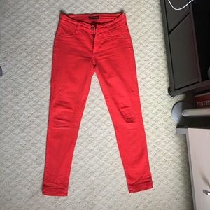 James jeans Twiggy is red